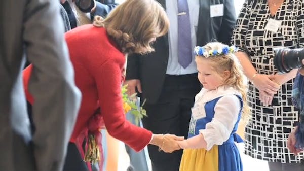 Swedish royal family visits Minneapolis