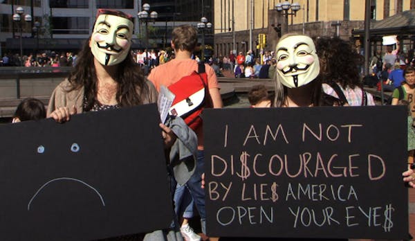 OccupyMN protest