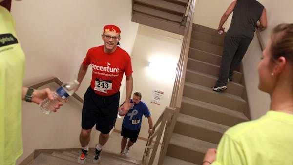Stairwell racing for a cause