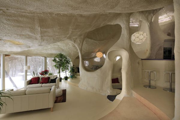 Foam house is real and whimsical