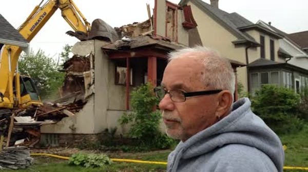 Despite protest, north Minneapolis house demolished