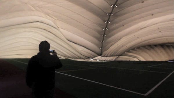 Woodbury's Bielenberg dome deflated