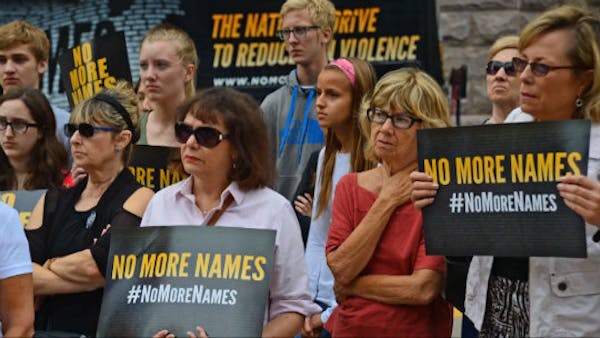 Gun control advocates want no more victims named