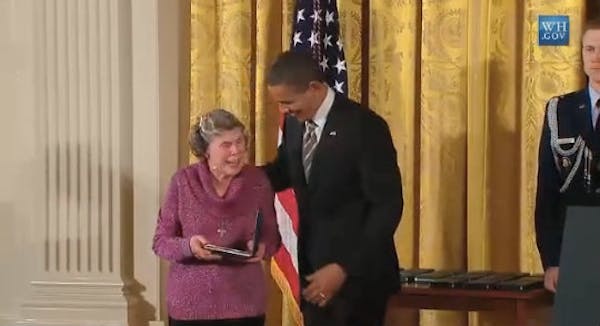 President awards Mary Jo Copeland Citizens' Medal