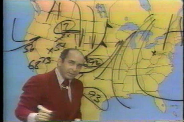 1971: Barry ZeVan does the weather