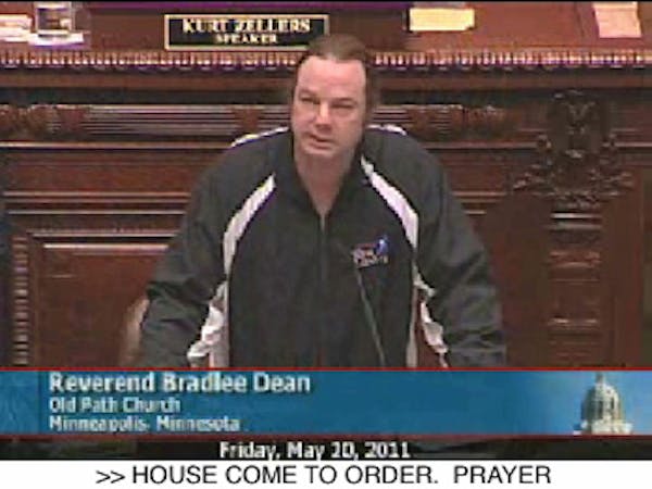 Controversial prayer on the House floor