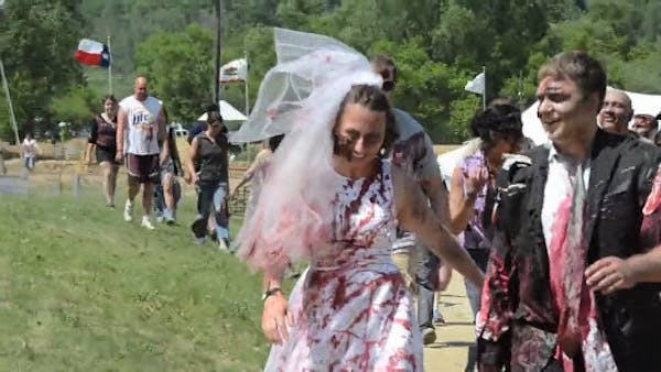 Zombies everywhere in 5K run for your life