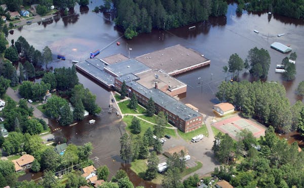 Check out aerial video from flood zone