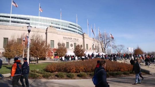 Bears and Vikings fans made bold predictions before Sunday's game at Soldier Field.