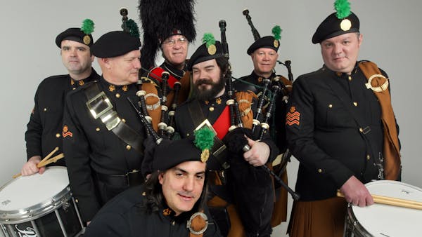 In pubs, one bagpipe band has become St. Pat's soundtrack