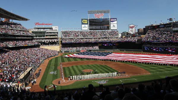 A beautiful day for the Twins home opener