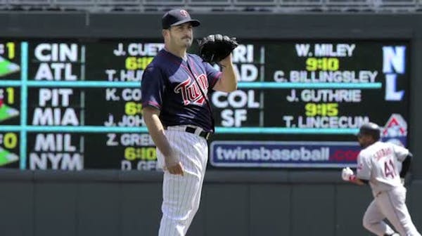 Problems with Twins pitching
