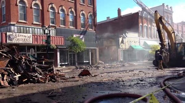 Fire damages downtown Winona