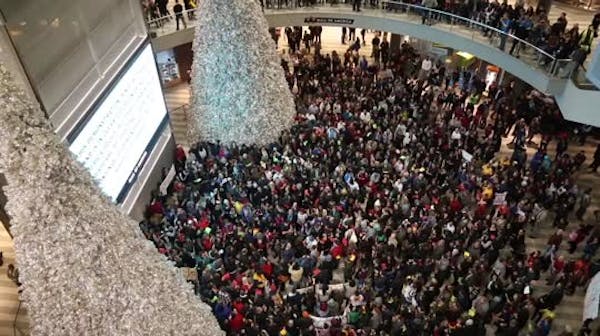 Protest at Mall of America