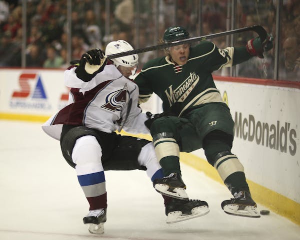 Wild dominates, then holds on to even series with Avalanche