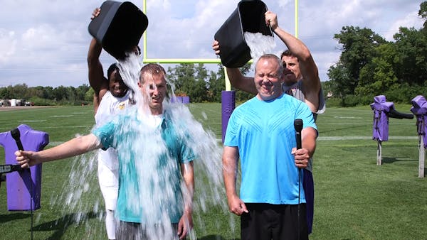 Access Vikings: Patterson and Greenway help with Ice Bucket Challenge