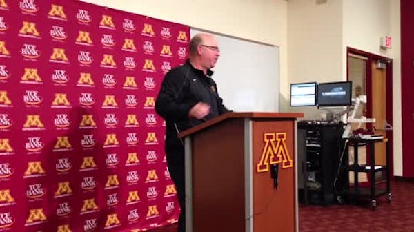 Gophers coach Jerry Kill: Patience needed with young QBs