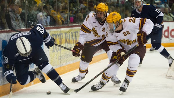 Gophers seniors exit Mariucci with a sweep over Penn State