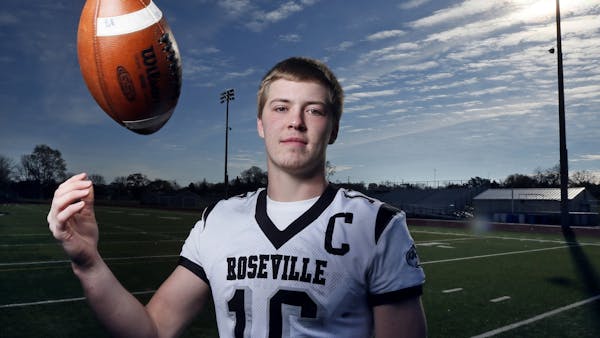 Roseville QB Jacques Perra, Metro Football Player of the Year