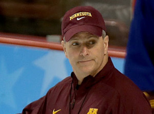 Lucia pushing for more progress from Gophers hockey team