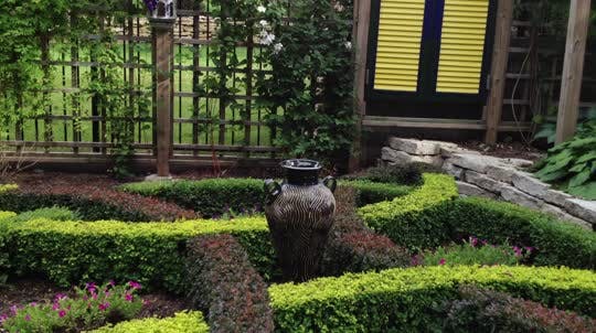 Gardener Barb Green discusses the making of her distinctive knot garden.