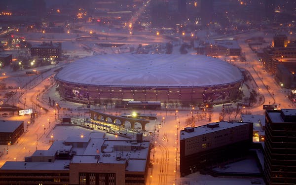 Metrodome deflation from several angles