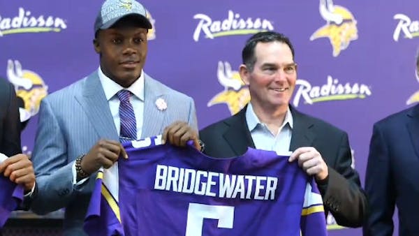 Vikings' Bridgewater excited to step up as new QB