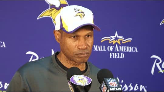 Vikings coach Leslie Frazier spent the majority of his news conference today talking about the fact the Vikings have had three player arrests in the past three weeks.