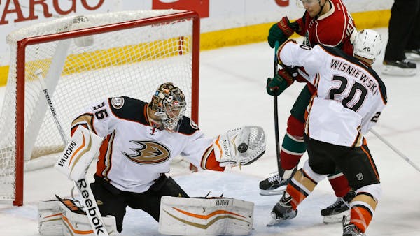 Wild falls 2-1 at home to Anaheim