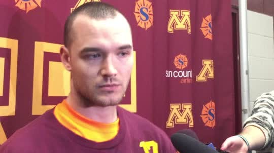 Gophers senior forward Seth Ambroz is hoping to build on last weekend's point outburst.