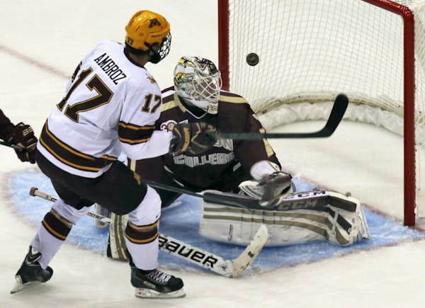 Defensemen lead the way for Gophers hockey in 6-1 rout of Boston College