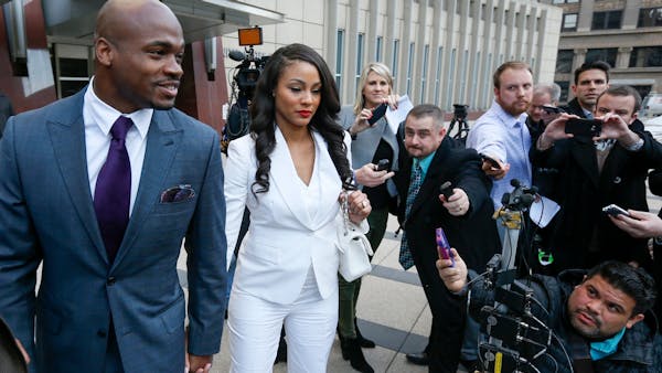 Adrian Peterson confident after exiting court