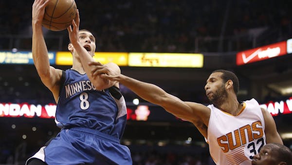 Wolves, minus KG and then Pekovic, fall to Suns