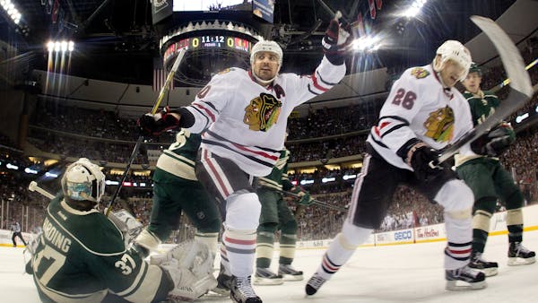 Wild renews Blackhawks rivalry with two games in three days