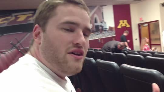 Gophers center Jon Christenson says his team is ready to shock world vs. Michigan despite entering the game as heavy underdogs.