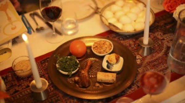 Passover Seder involves singing and traditional foods