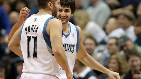 Wolves' coach Adelman wants to play more of Barea with Rubio
