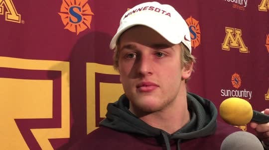 Gophers sophomore forward Hudson Fasching played a big role for the U.S. National Junior Team and hopes to play a similar role for the Gophers in the second half of the season.