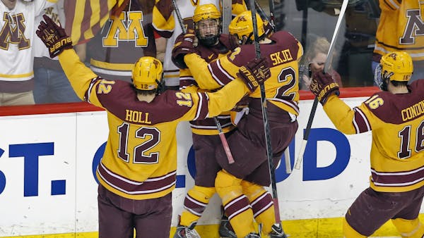 Gophers grab a trip to Frozen Four with shutout over Huskies