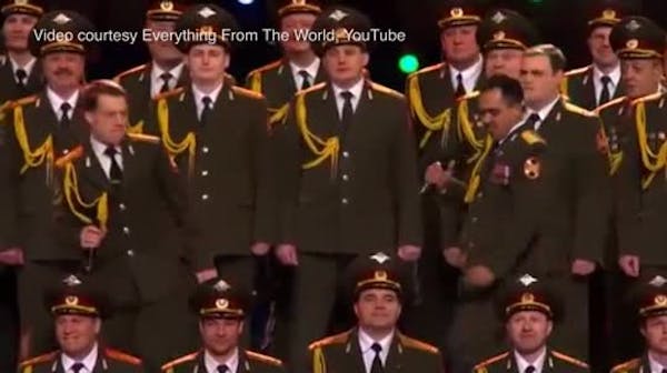 Russian police sing 'Get Lucky' at Sochi opening ceremonies