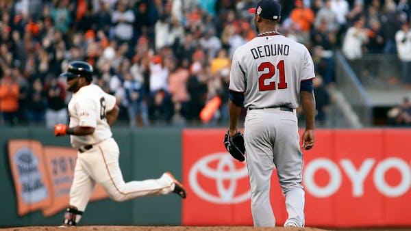 Offense lacks again in Twins' loss to San Francisco