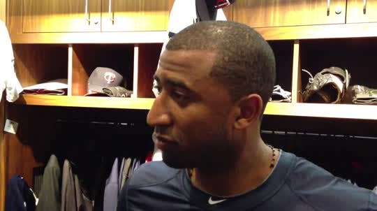 Twins infielder Eduardo Nunez says it was "weird" leaving Yankees, but having a couple of friends on Twins has made him comfortable.