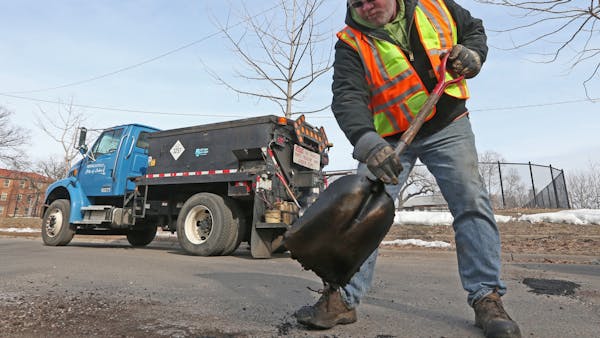 Lots of work ahead for crews repairing potholes
