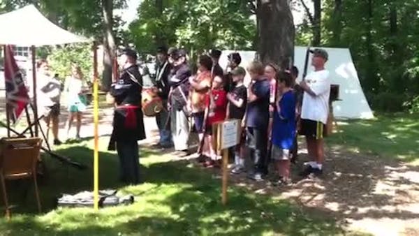 Civil War firing demonstration