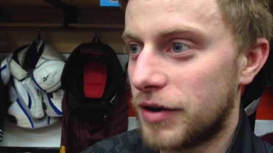 Gophers junior forward Sam Warning led the team in points most the season and is hoping to find his rhythm once again at the Frozen Four.