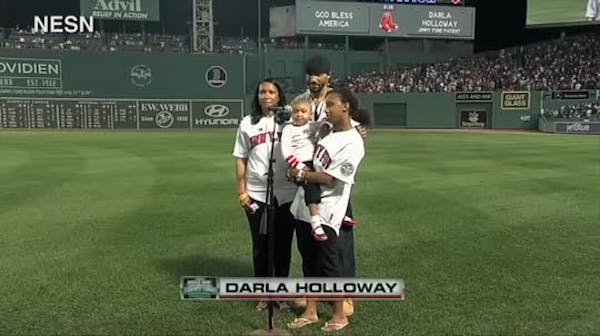 4-year old leukemia patient wows Red Sox crowd with 'God Bless America'