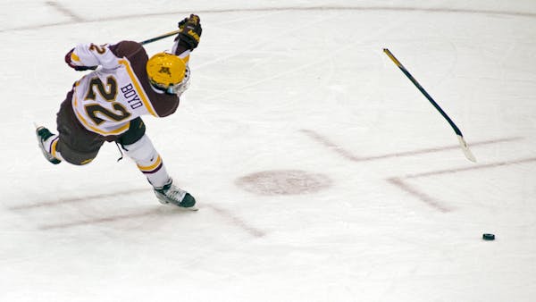 Gophers hockey in a slump but not discouraged yet