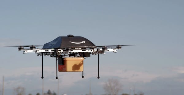 Amazon.com working on delivery by drones