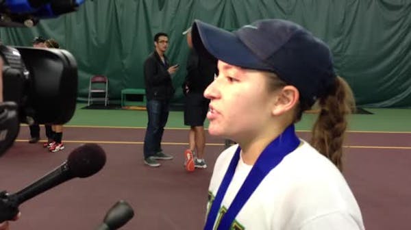 Edina's Caitlyn Merzbacher: Class 2A tennis champ