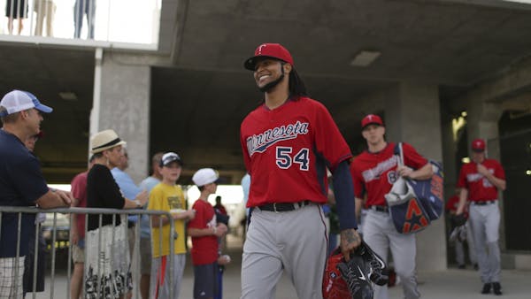 Santana happy with first bullpen session